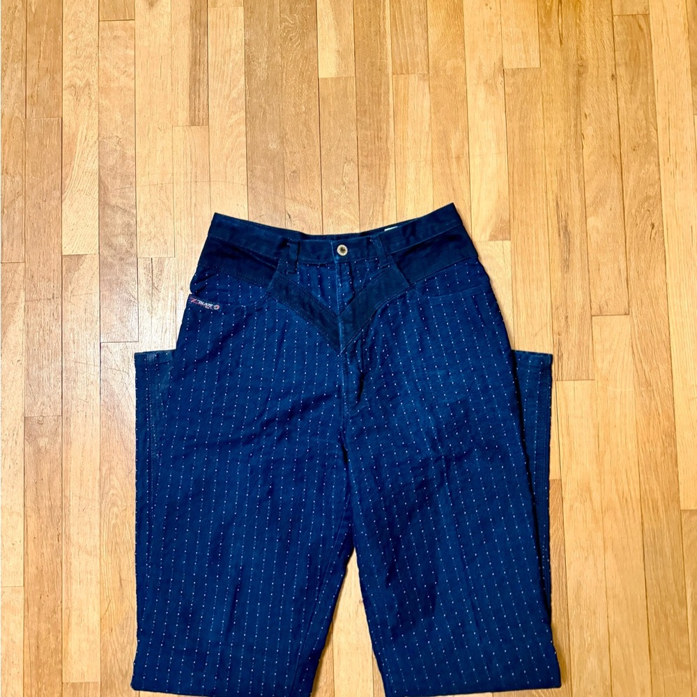 Vintage Patterned Women's Jeans